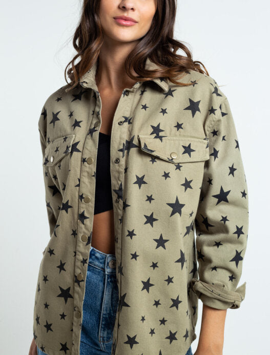 Star print shirt