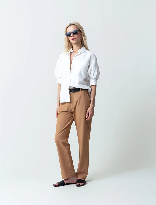 Medium Rise Straight leg Pant