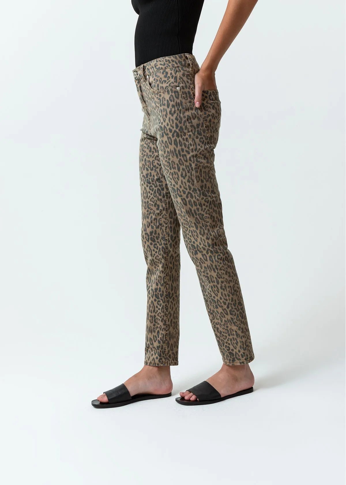 Animal print pants