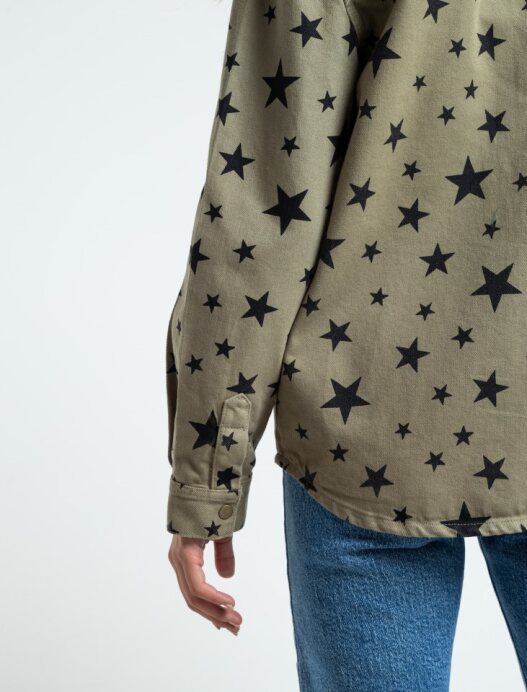 Star print shirt